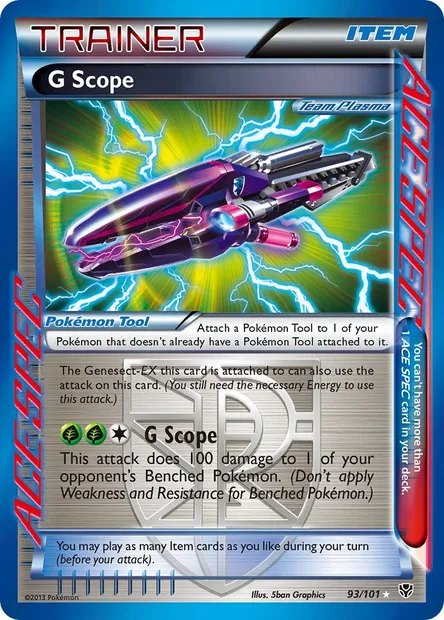 G Scope, Pokémon card PLB 93 — Plasma Blast set