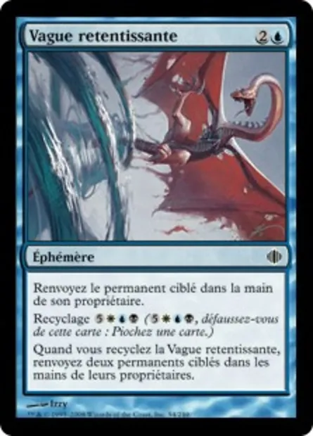 Vague retentissante, carte Magic ALA 54 — extension Les éclats d'Alara