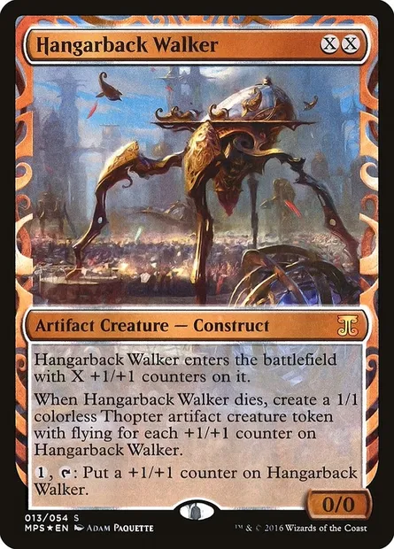 Hangarback Walker, Magic card MPS 13 — Kaladesh Inventions set