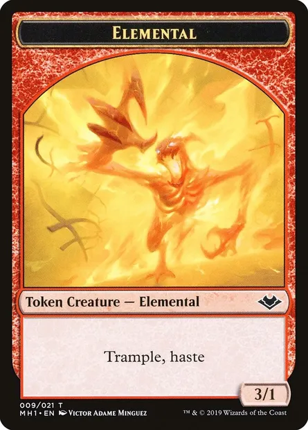 Elemental, carte Magic TMH1 9 — extension Modern Horizons Tokens