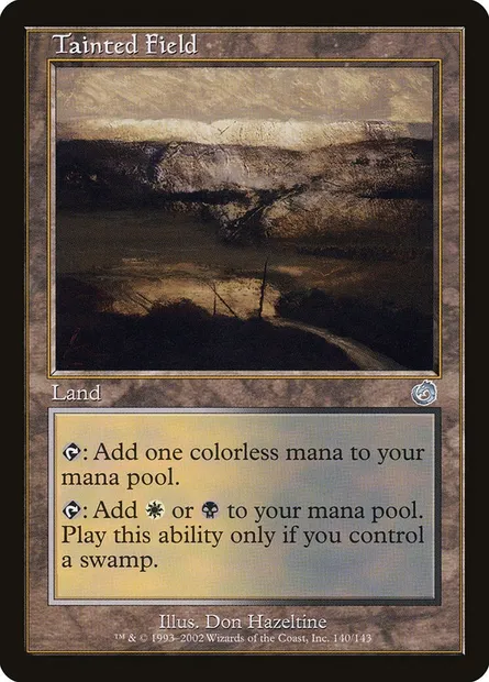Tainted Field, Magic card TOR 140 — Torment set