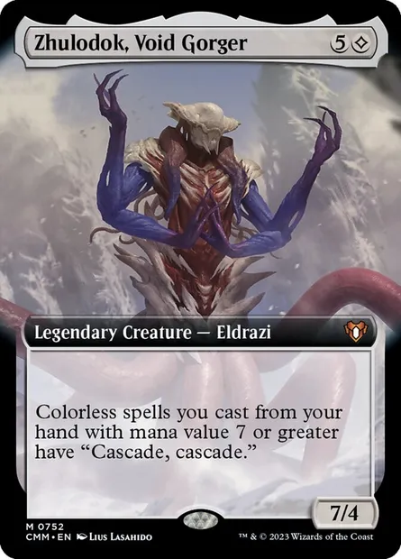 Zhulodok, Void Gorger, Magic card CMM 752 — Commander Masters set