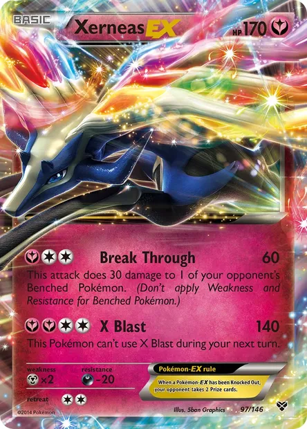 Xerneas EX, Pokémon card XY 97 — XY set