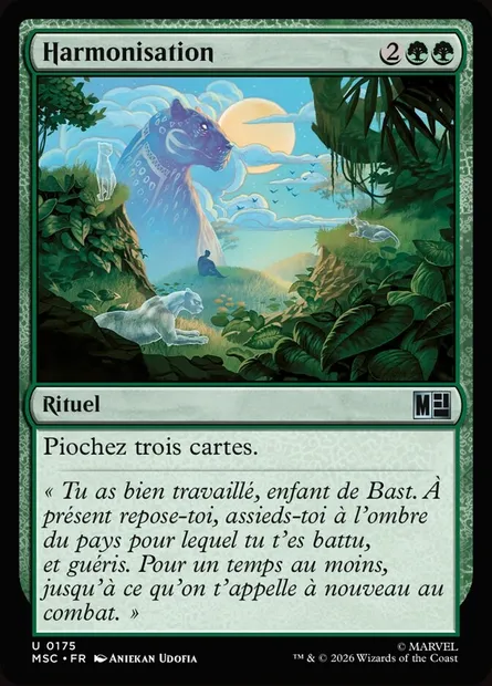 Harmonisation, carte Magic MSC 175 — extension Marvel Super Heroes Commander