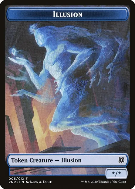 Illusion, Magic card TZNR 6 — Zendikar Rising Tokens set