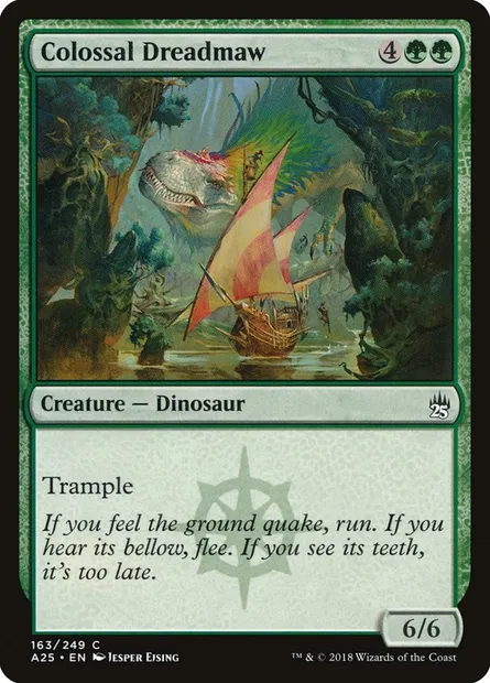 Colossal Dreadmaw, Magic card A25 163 — Masters 25 set