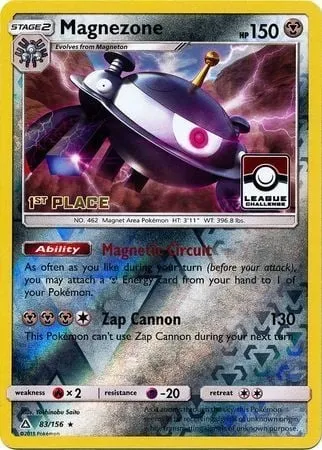 Magnézone, carte Pokémon LGP 083-2 — extension League Promos