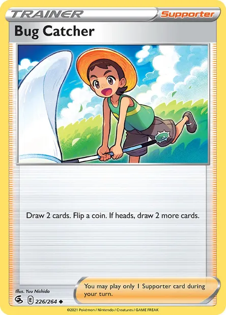 Bug Catcher, Pokémon card FST 226 — Fusion Strike set