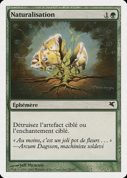 Naturalisation, carte Magic PSAL D55 — extension Salvat 2005