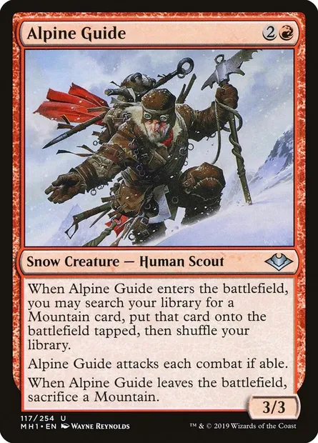 Alpine Guide, Magic card MH1 117 — Modern Horizons set