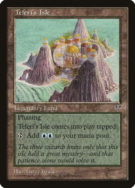 Teferi's Isle, Magic card MIR 330 — Mirage set