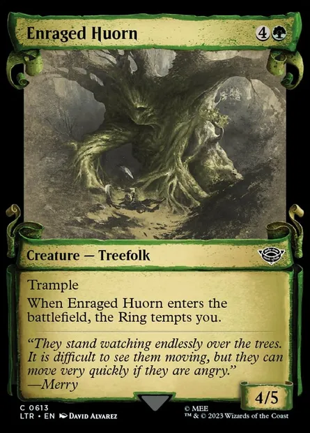 Enraged Huorn, Magic card LTR 613 — The Lord of the Rings: Tales of Middle-earth set