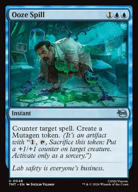 Ooze Spill, Magic card TMT 48 — Teenage Mutant Ninja Turtles set