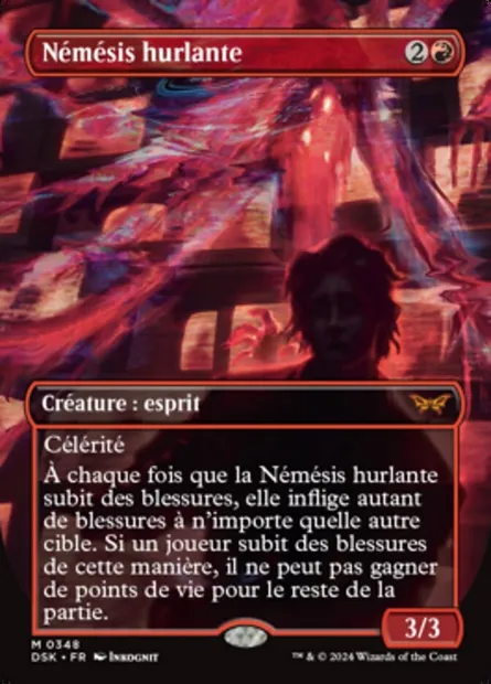 Némésis hurlante, carte Magic DSK 348 — extension Duskmourn: House of Horror