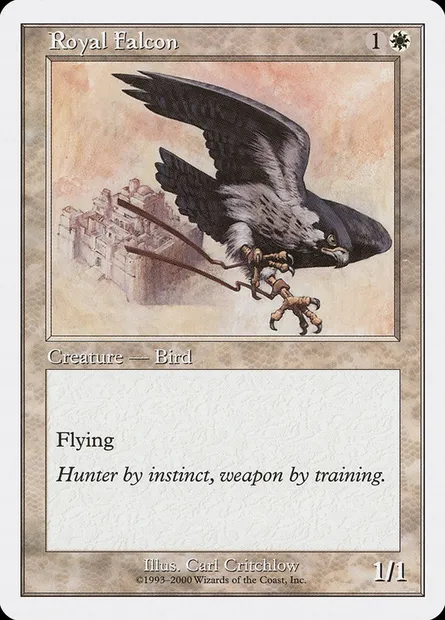 Royal Falcon, carte Magic S00 8 — extension Starter 2000