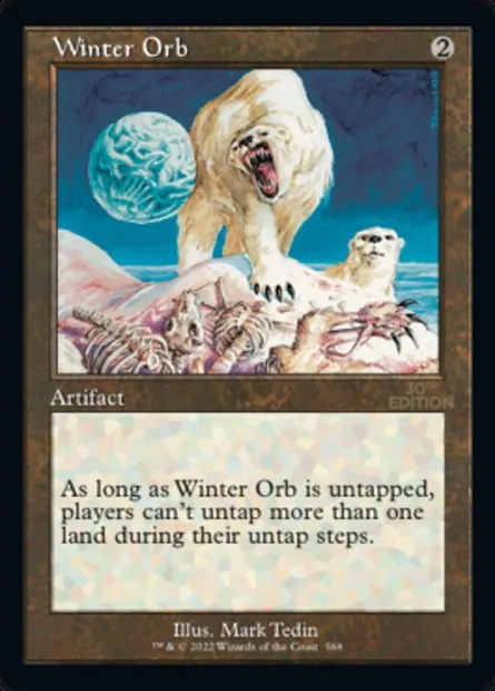 Winter Orb, Magic card 30A 568 — 30th Anniversary Edition set