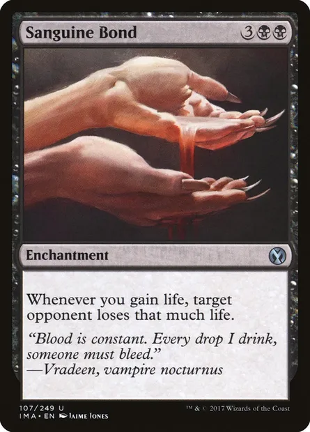 Sanguine Bond, Magic card IMA 107 — Iconic Masters set