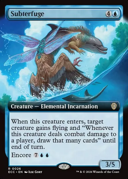Subterfuge, Magic card ECC 26 — Lorwyn Eclipsed Commander set