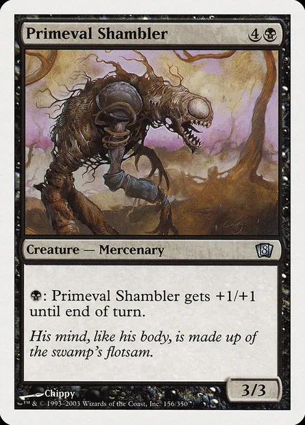 Escogriffe primitif, carte Magic 8ED 156 — extension Huitième Edition