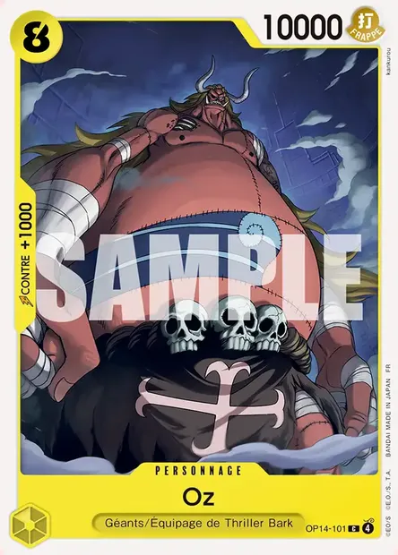 Oz, carte One Piece OP14-101 — extension LES SEPT DE LA MER D'AZUR