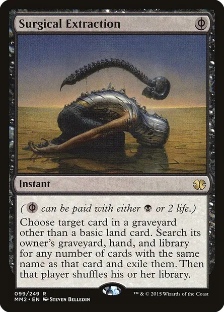 Surgical Extraction, Magic card MM2 99 — Modern Masters 2015 set