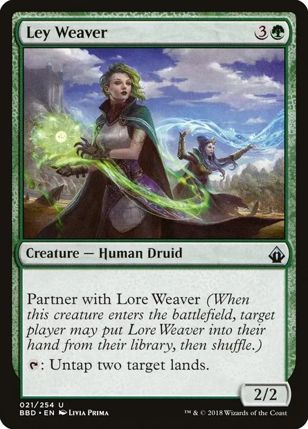 Ley Weaver, Magic card BBD 21 — Battlebond set