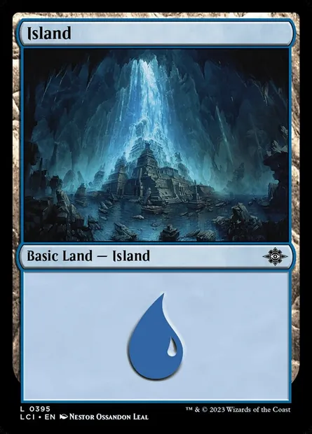 Island, Magic card LCI 395 — The Lost Caverns of Ixalan set