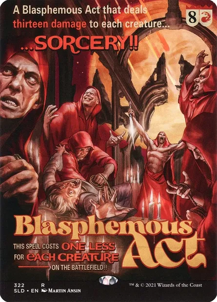 Blasphemous Act, Magic card SLD 322 — Secret Lair Drop set