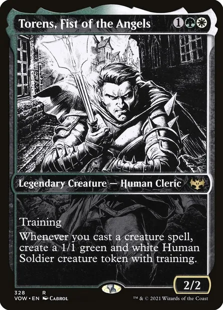 Torens, Fist of the Angels, Magic card VOW 328 — Innistrad: Crimson Vow set