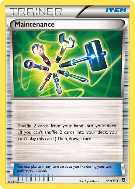 Maintenance, Pokémon card FFI 96 — Furious Fists set