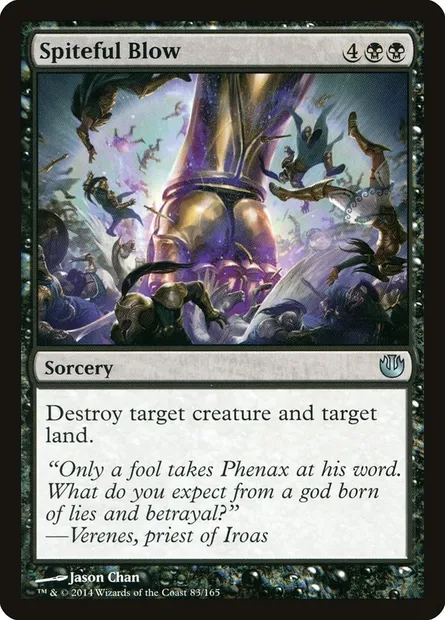 Spiteful Blow, Magic card JOU 83 — Journey into Nyx set