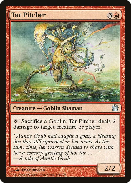 Tar Pitcher, Magic card MMA 134 — Modern Masters set