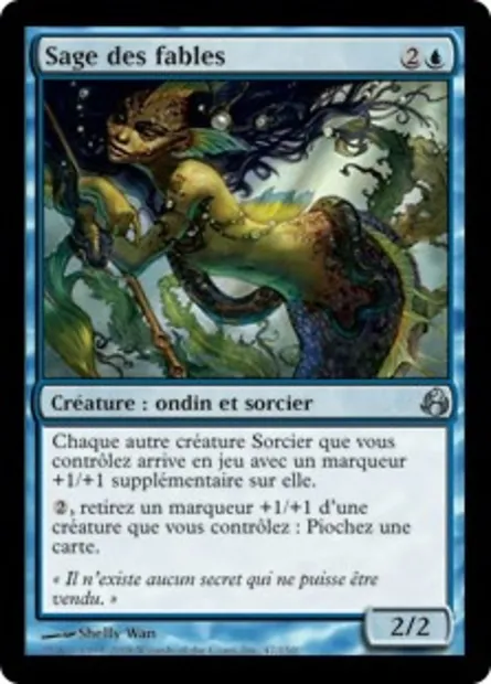 Sage des fables, carte Magic MOR 47 — extension Leveciel