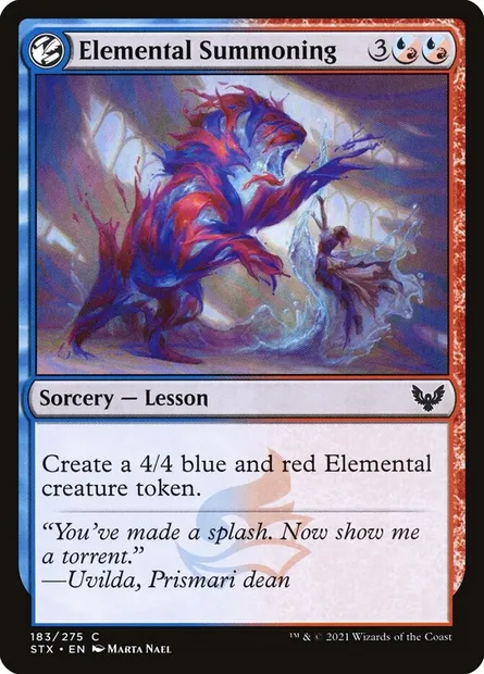 Elemental Summoning, Magic card STX 183 — Strixhaven: School of Mages set