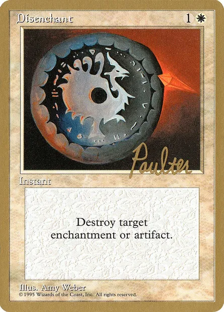 Disenchant, Magic card PTC pp22 — Pro Tour Collector Set set