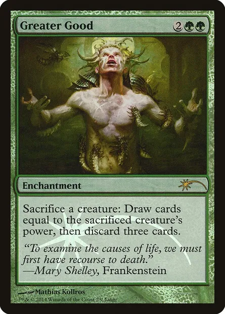 Greater Good, Magic card J14 2 — Judge Gift Cards 2014 set