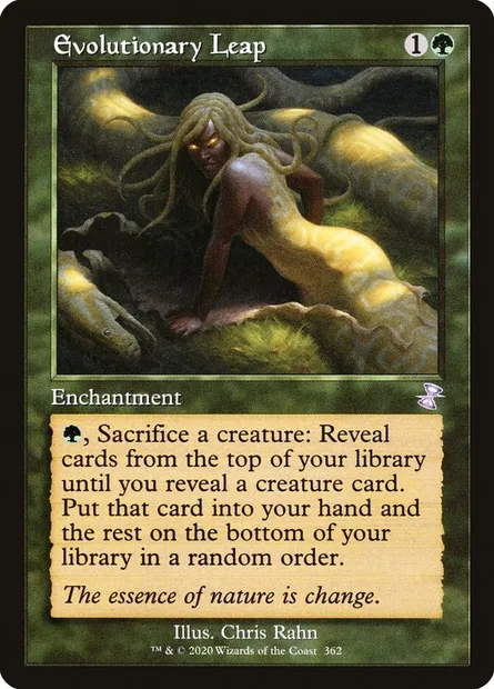 Evolutionary Leap, Magic card TSR 362 — Time Spiral Remastered set
