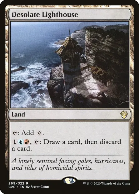 Desolate Lighthouse, Magic card C20 269 — Commander 2020 set