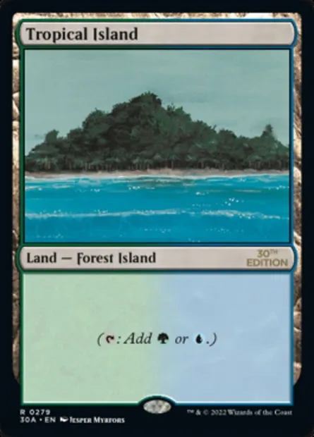 Ile tropicale, carte Magic 30A 279 — extension 30th Anniversary Edition