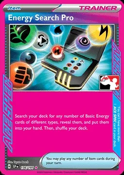 Recherche d'Énergie Pro, carte Pokémon PPS 176-2 — extension Play! Pokémon Prize Pack Series