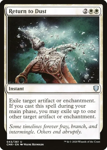 Return to Dust, Magic card CMR 43 — Commander Legends set