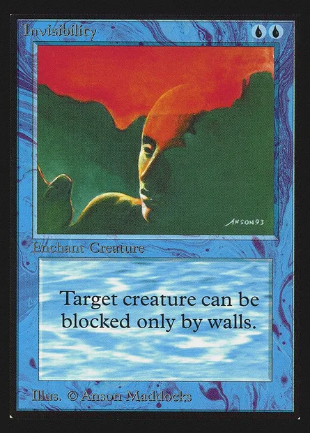 Invisibility, Magic card CED 60 — Collectors' Edition set