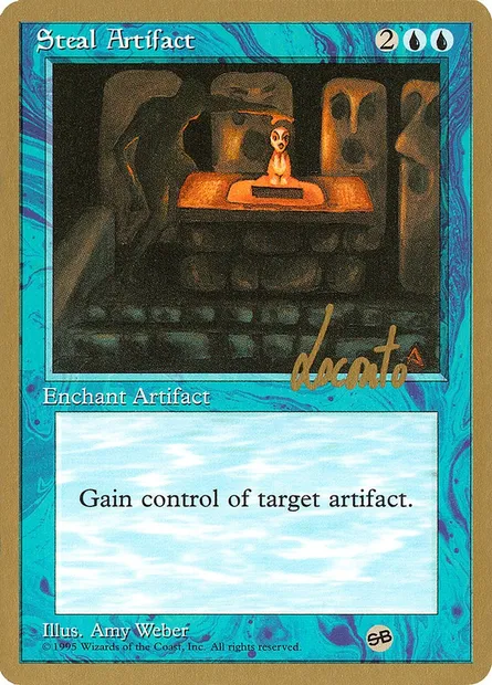 Steal Artifact, Magic card PTC ml105sb — Pro Tour Collector Set set
