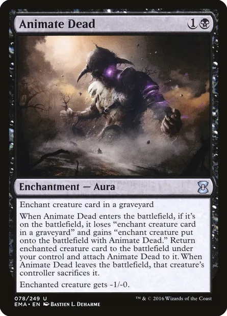Animate Dead, Magic card EMA 78 — Eternal Masters set
