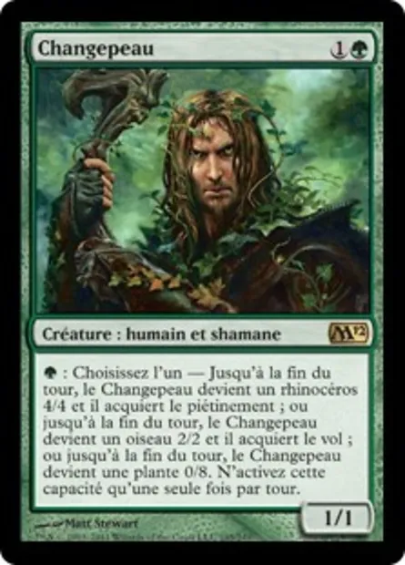 Changepeau, carte Magic M12 195 — extension Magic 2012