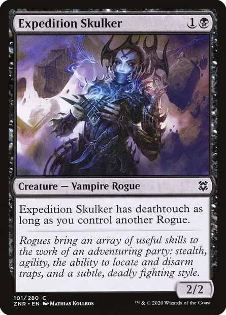 Expedition Skulker, Magic card ZNR 101 — Zendikar Rising set