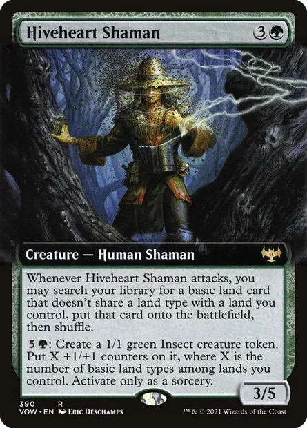 Hiveheart Shaman, Magic card VOW 390 — Innistrad: Crimson Vow set