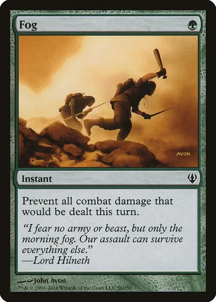 Brouillard, carte Magic ARC 56 — extension Archenemy