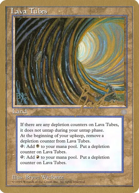 Conduits de lave, carte Magic PTC gb358 — extension Pro Tour Collector Set