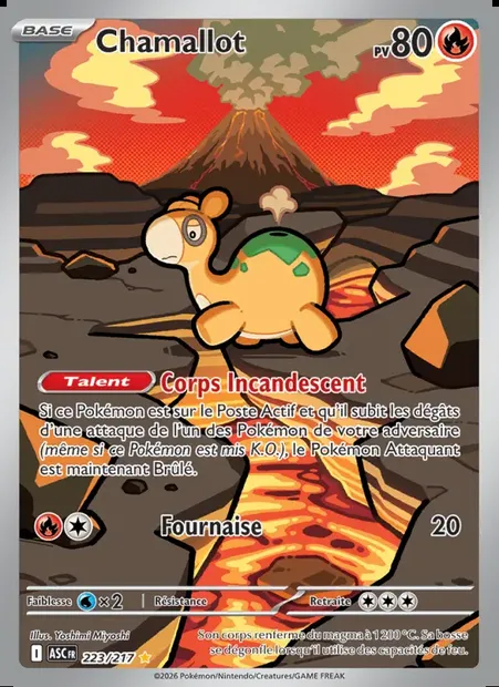 Chamallot, carte Pokémon ASC 223 — extension Héros Transcendants